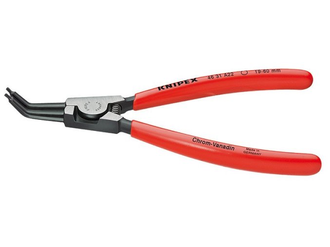 Vnější zahnuté kleště na pojistné kroužky 210 mm - 4631A32 Knipex