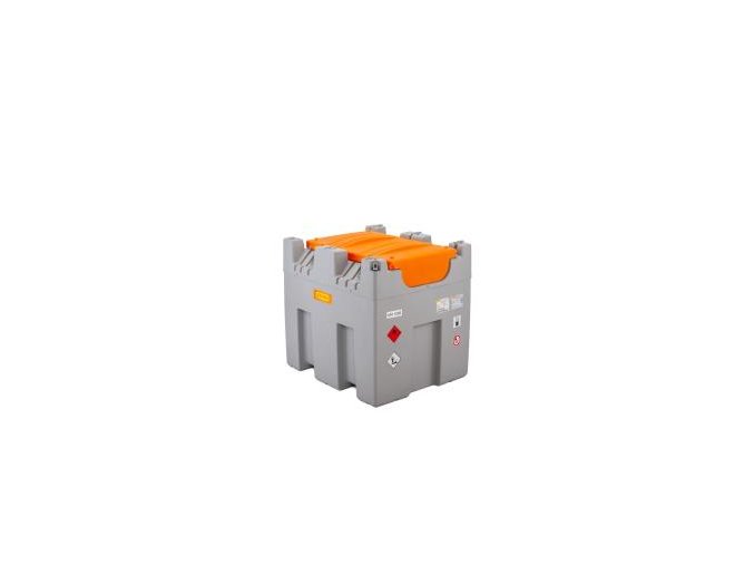 Dvouplášťová mobilní nádrž na naftu CUBE Mobil 980 l, s ruční pumpou(11678)