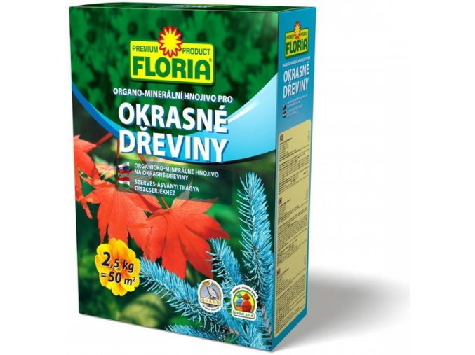 Hnojivo Agro Floria OM pro okrasné dřeviny 2,5 kg