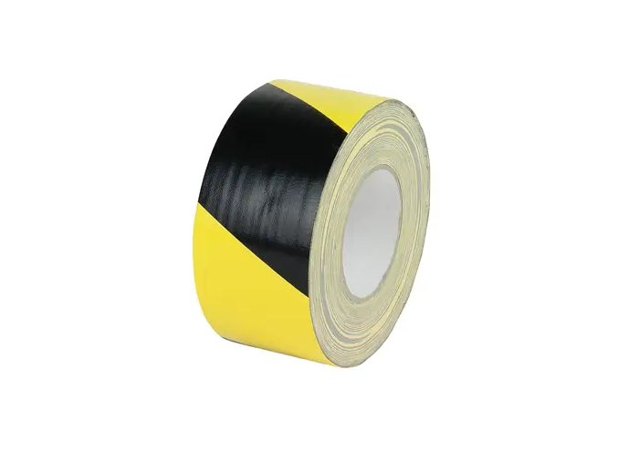 Výstražná textilní páska, pravá, 7,5 cm × 50 m - BY TP575