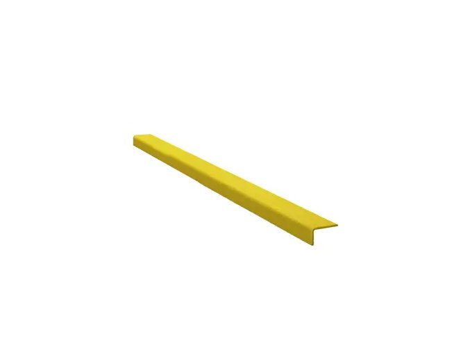 Protiskluzový sklolaminátový profil na schod – úzký, žlutá, 100 cm - BY 213113