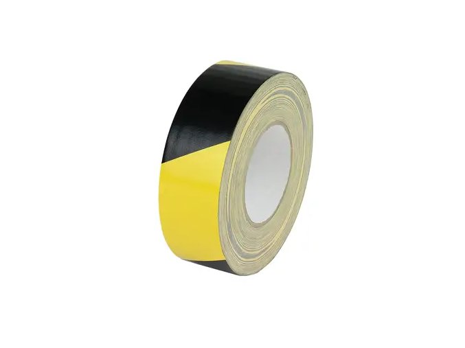 Výstražná samolepicí textilní páska, levá, 5 cm × 50 m - BY TL550