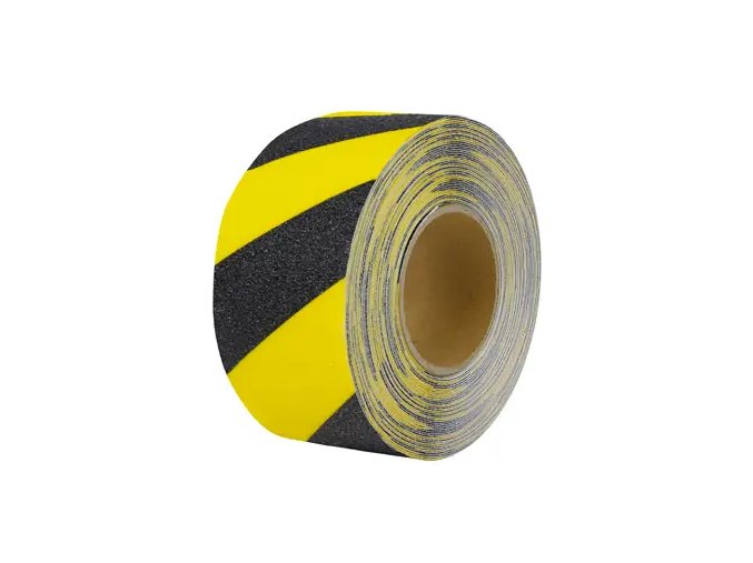 Základní protiskluzová páska v roli, černá/žlutá, 7,5 cm – UR 90 - BY B04ZC