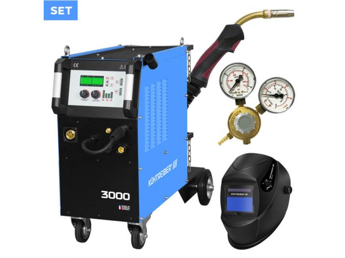 KITin 3000 Multi MIG Synergic - synergické a manuální ovládání - V2 SET