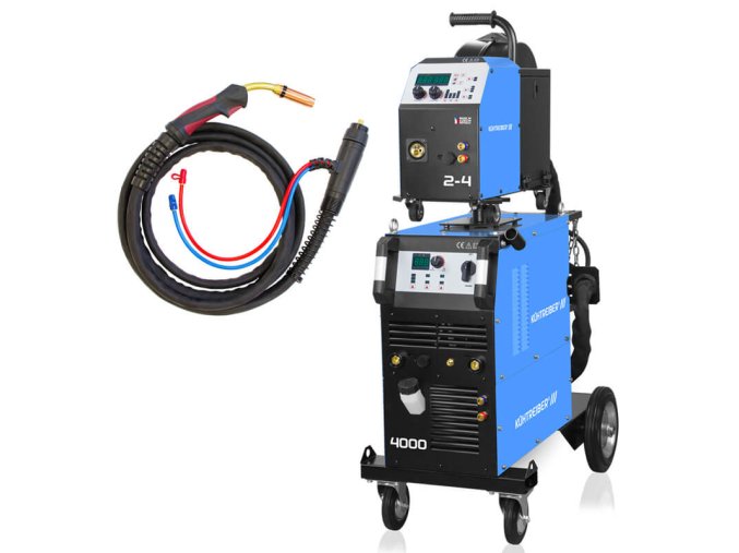 KITin 4000 WS Multi MIG - synergické a manuální ovládání - SET s hořákem