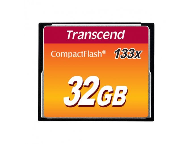 Paměťová karta Transcend 32GB CompactFlash (133X | R 50MB/s | W 20MB/s )