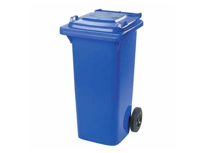 Plastová nádoba s kolečky modrá - PLN 7121