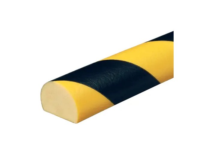 Varovný a ochranný profil 1, černá / žlutá, 4 cm × 3 cm × 100 cm - DP 10012