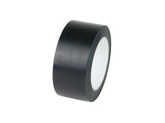 Odolná podlahová páska, 7,5 cm, černá – OP 50 - BY 0E36F