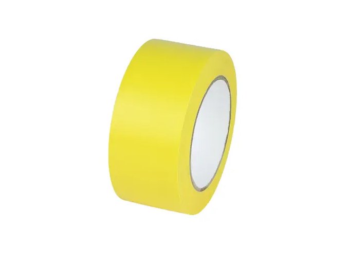 Žlutá odolná podlahová páska, 10 cm – OP 50 - BY 1E38A
