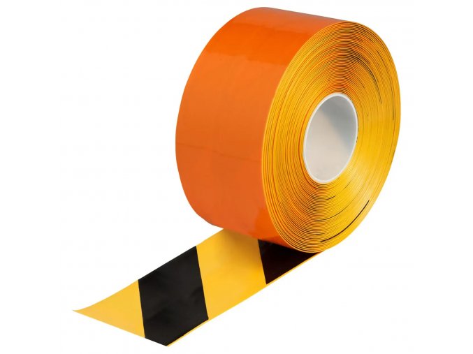 Žlutočerná extrémně odolná vinylová páska, 10 cm × 30 m – XP 200 - BY 2488C