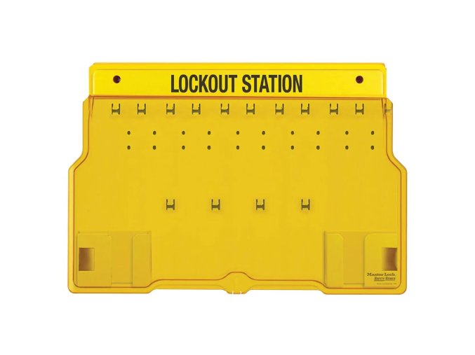 Uzamykatelná stanice na zámky LOCKOUT TAGOUT - BM 1483