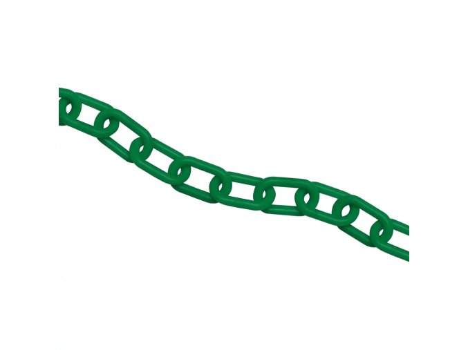 Plastový řetěz, zelená, Ø 7,5 mm, délka 25 m - CV 1066