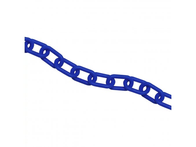 Plastový řetěz, modrá, Ø 7,5 mm, délka 25 m - CV 1067