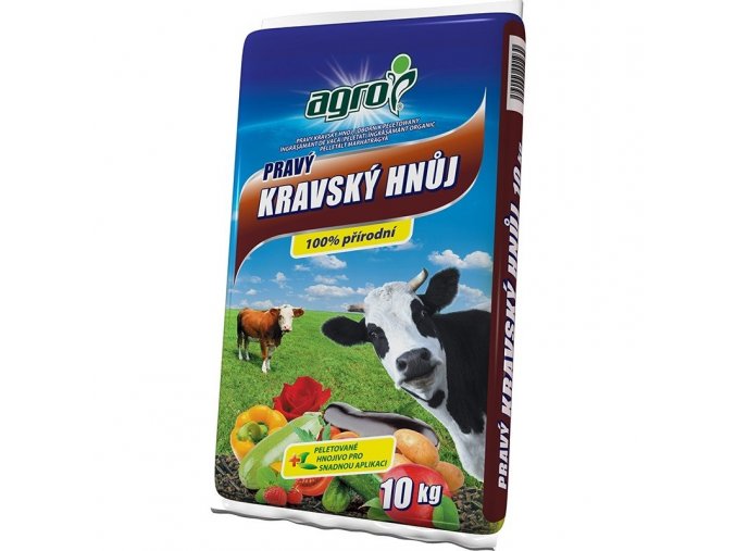 Hnojivo Agro Pravý kravský hnůj 10 kg