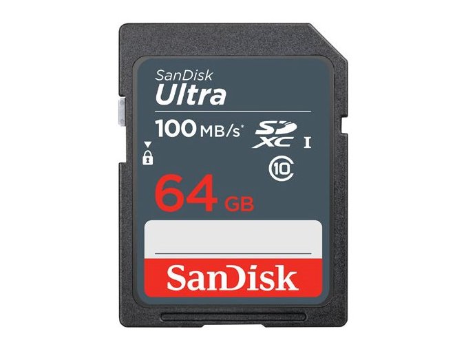 Paměťová karta Sandisk Ultra 64 GB SDXC Memory Card 100 MB/s