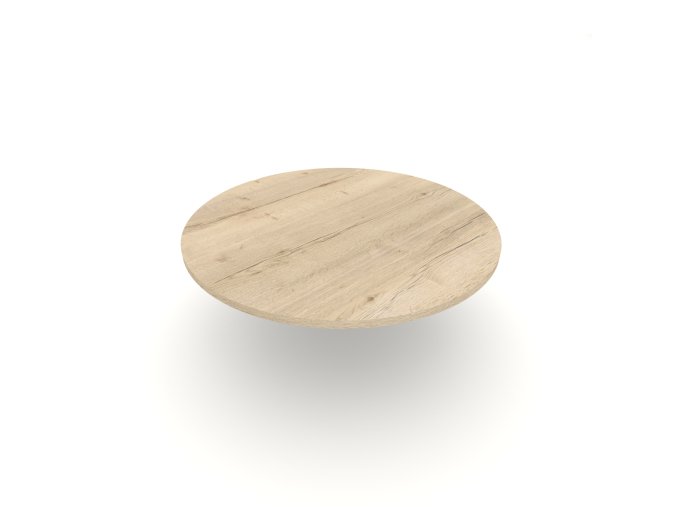 stolová deska kruhová dub Halifax bílý Egger H1176 | stolová doska kruhová