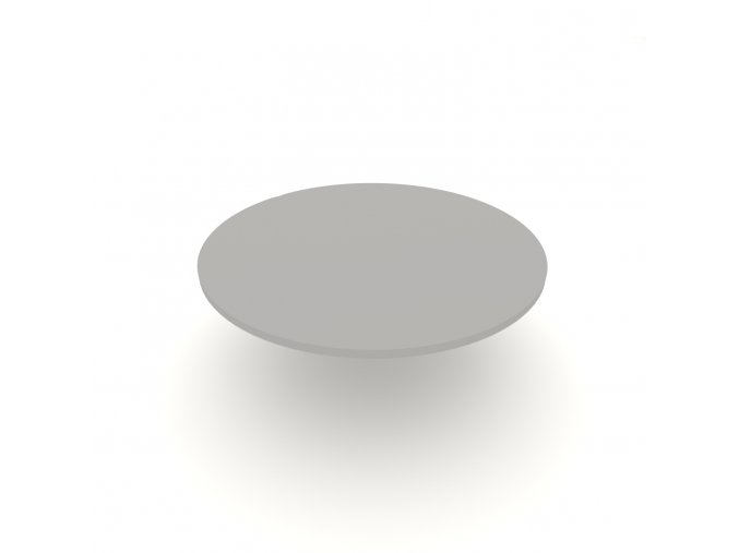 stolová deska kruhová světle šedá 112PE RAL 7047 | stolová doska kruhová