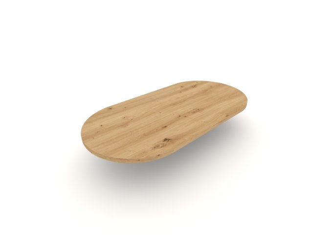 stolová deska ovál dub divoký přírodní Egger H1318 stolová doska ovál