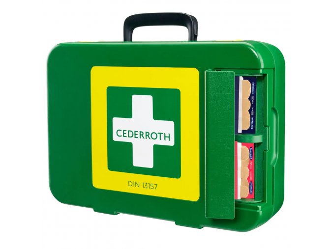 Lékárnička DIN 13157 se zásobníkem náplastí Cederroth - CD 390104