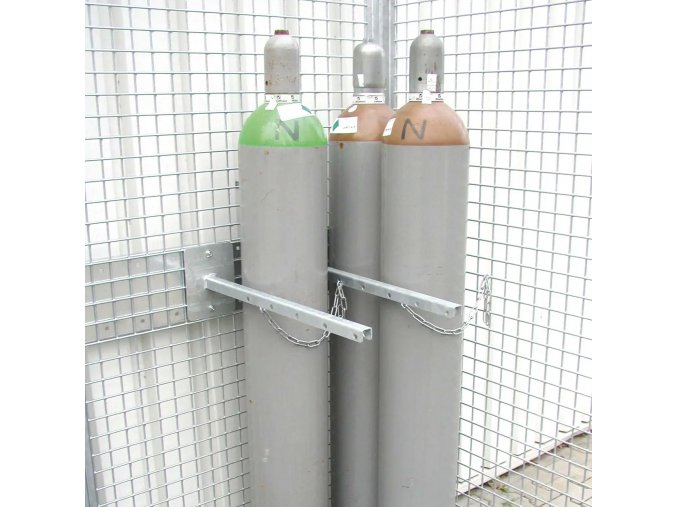 4 držáky tlakových lahví pro klece - C27-1198