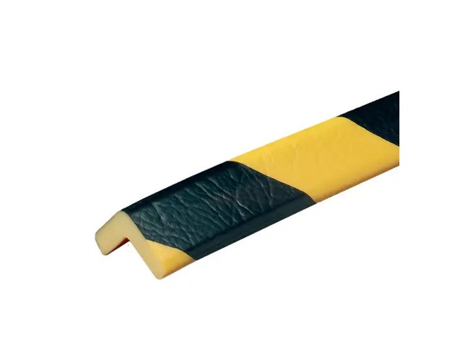 Varovný a ochranný profil 7, černá / žlutá, 2,6 cm × 500 cm - DP 10024