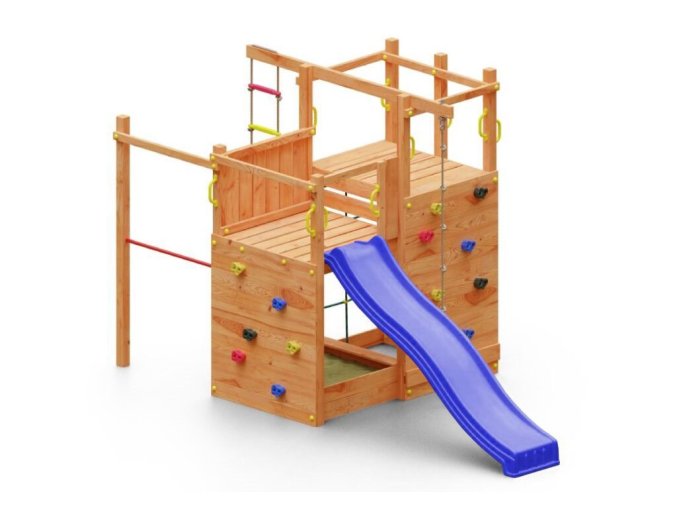 Dětské hřiště Marimex Play 020 + červená skluzavka