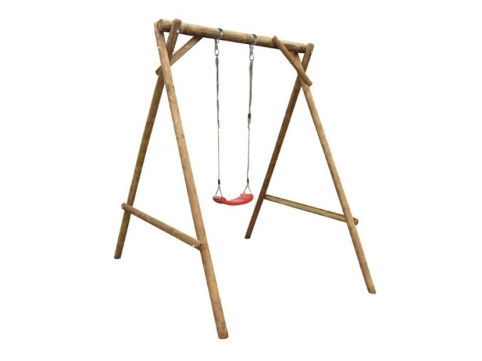 Dětská dřevěná houpačka Marimex 1