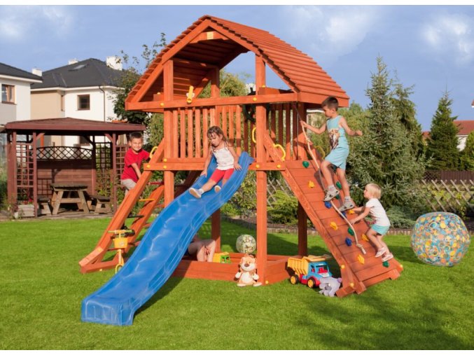 Dětské hřiště Marimex Play 003 + modrá skluzavka
