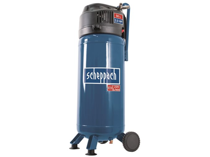 Bezolejový vertikální kompresor 50 l - Scheppach HC 51 V