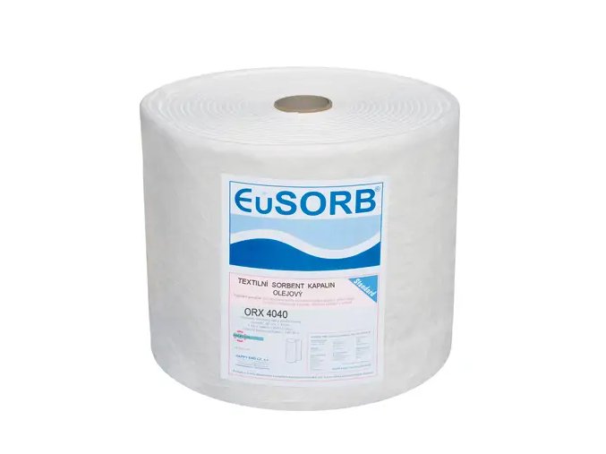 Olejový sorpční koberec, silný, STANDARD, 40 cm × 15 m - ORX 4015