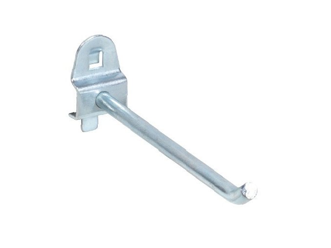 Rovný hák do děrované desky, 96 mm, 5ks - ZS003802