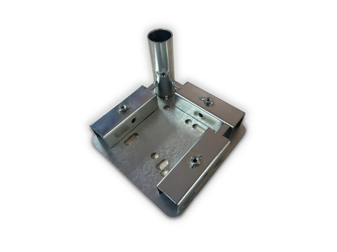 Rohový držák pro kolečka s plotnou MT-5139L-CZ