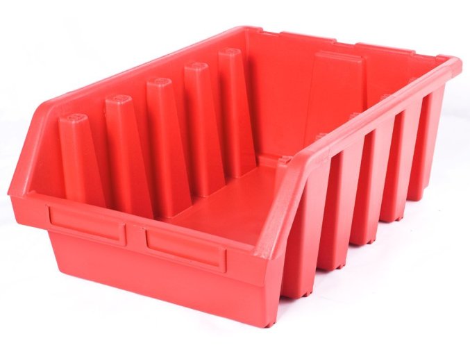 Plastový zásobník Ergobox 5 - barva červená