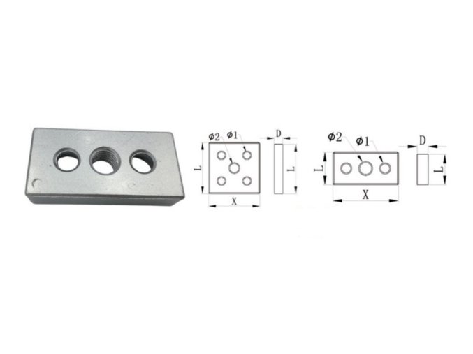 Příruba pro profily KFD-3060