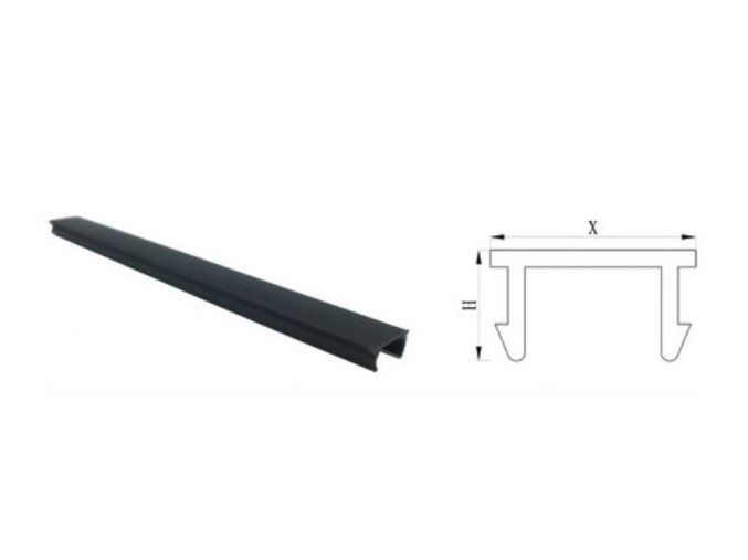 Krytka plastová pro drážku 10mm KGN2-8