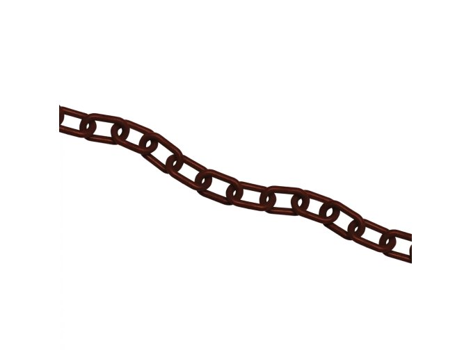 Plastový řetěz, měděná, Ø 5 mm, délka 25 m - CV 1058