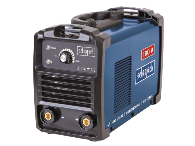 Svářecí invertor 160 A s příslušenstvím Scheppach WSE1100