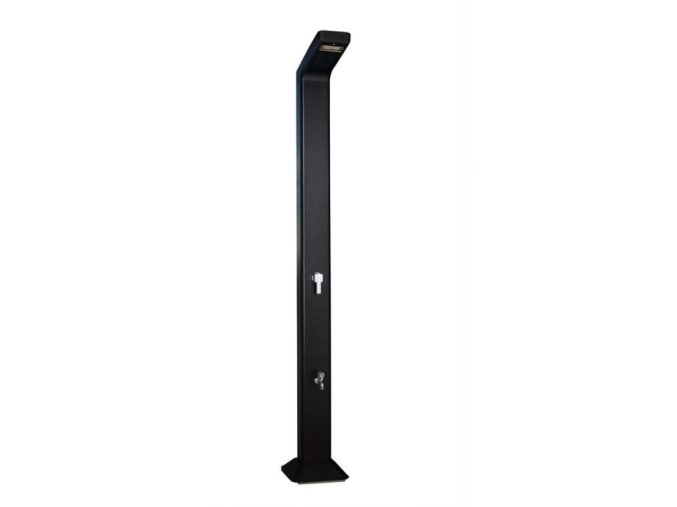 Solární sprcha UNO 35 l hliníková s LED světlem