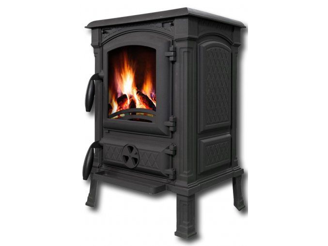 IGOTHERM, litinová krbová kamna na TP RYNA ECO 8,2 kW_rozbalená