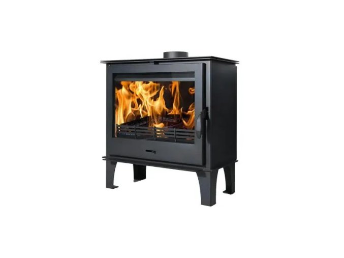 TIM SISTEM, TS-L ECO 9,72 kW, vývod 150 mm, černé, kamna na dřevo