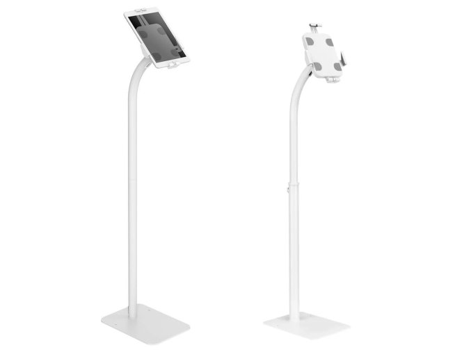 f 1755 0 Podlahovy stojan na tablet iPad s nastavenim vysky a naklonu pivot Fiber Mounts M4C67 W