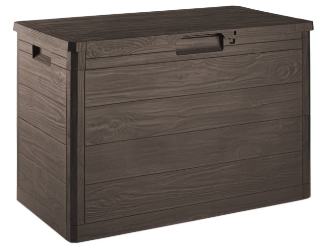 WOODYS zahradní plastový úložný box 160 L - hnědá
