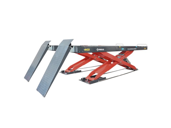 Nůžkový zvedák pro geometrii GAMMA450/WT46E na podlahu