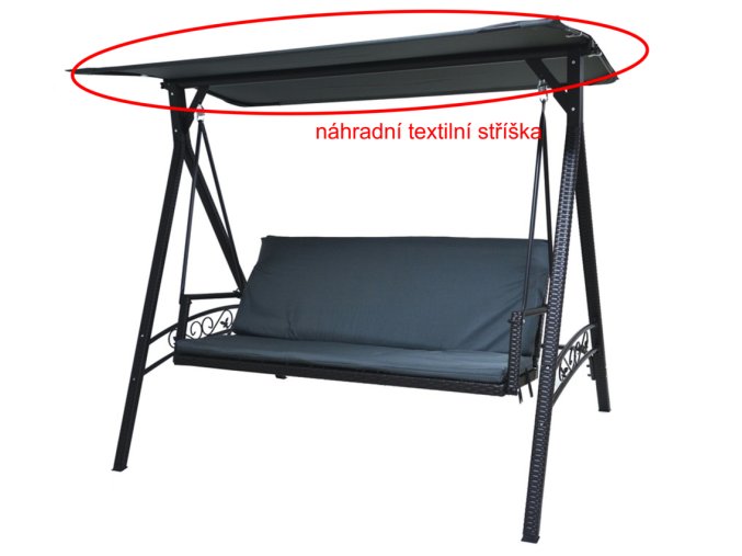 stříška k houpačce RATTAN
