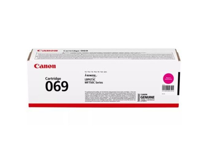 Toner Canon 069 M purpurový pro tiskárny Canon i-SENSYS (1900 str./5%)