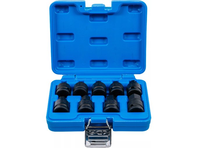 Sada vnějších nástrčných klíčů 1/2", HEX 5-19 mm, 9 ks - BGS 5485