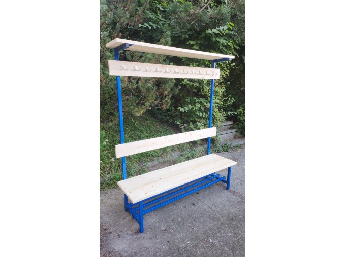 Lavička do šatny se stříškou