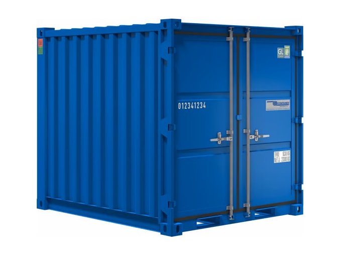 Skladový kontejner 8" s dřevěnou podlahou - 9 m3