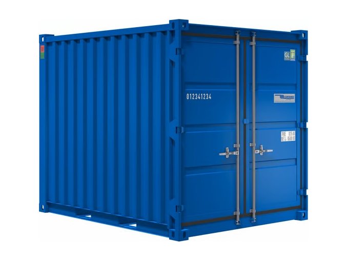 Skladový kontejner 10" s ocelovou podlahou - 15m 3